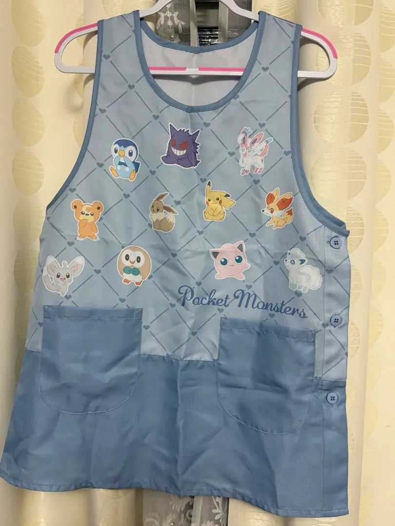 Pokémon apron blue