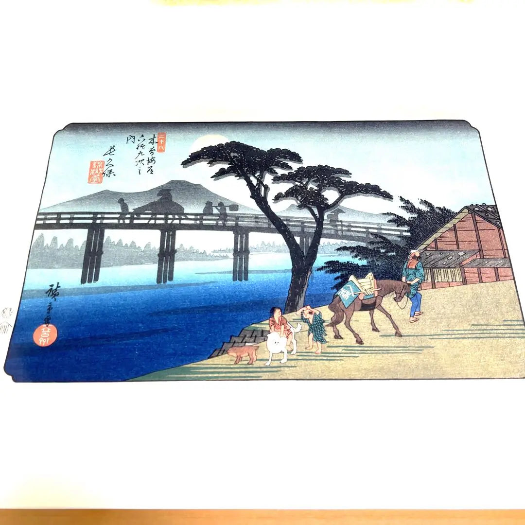 Eisen Hiroshige “69 estaciones de la carretera de Kiso” Una colección de grabados profunda y extremadamente rara