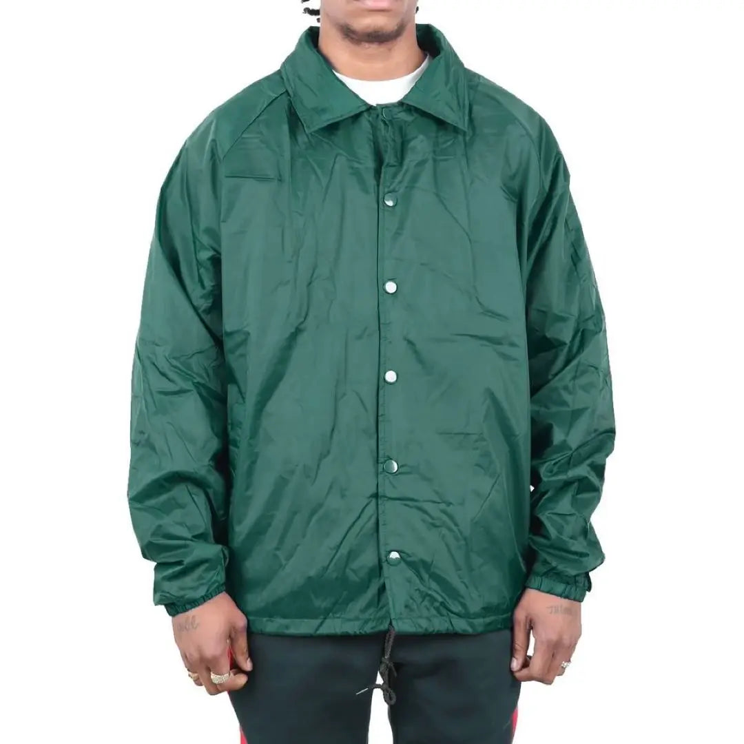 New SHAKAWEAR nylon coach jacket green 2XL