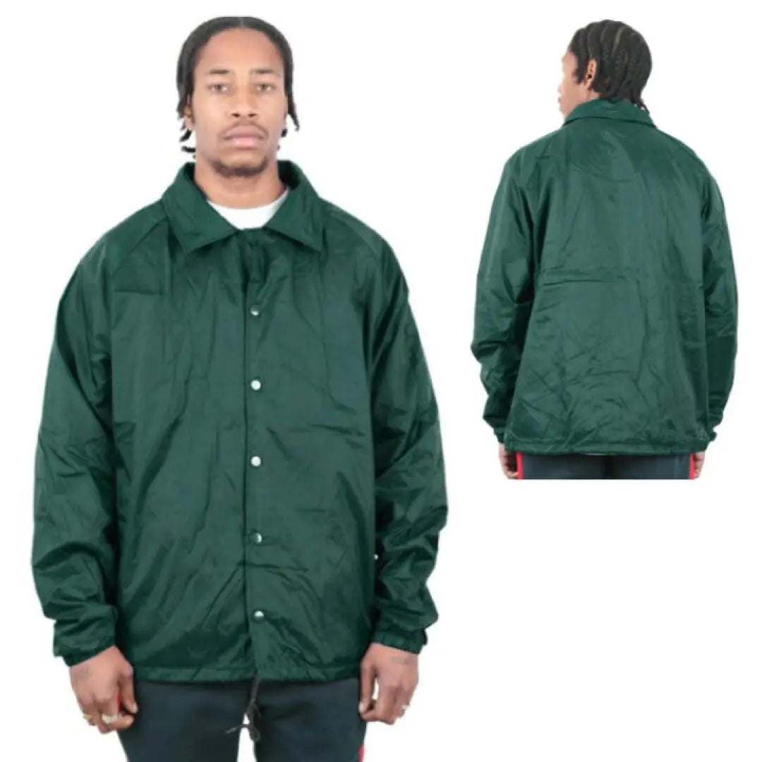 New SHAKAWEAR nylon coach jacket green 2XL