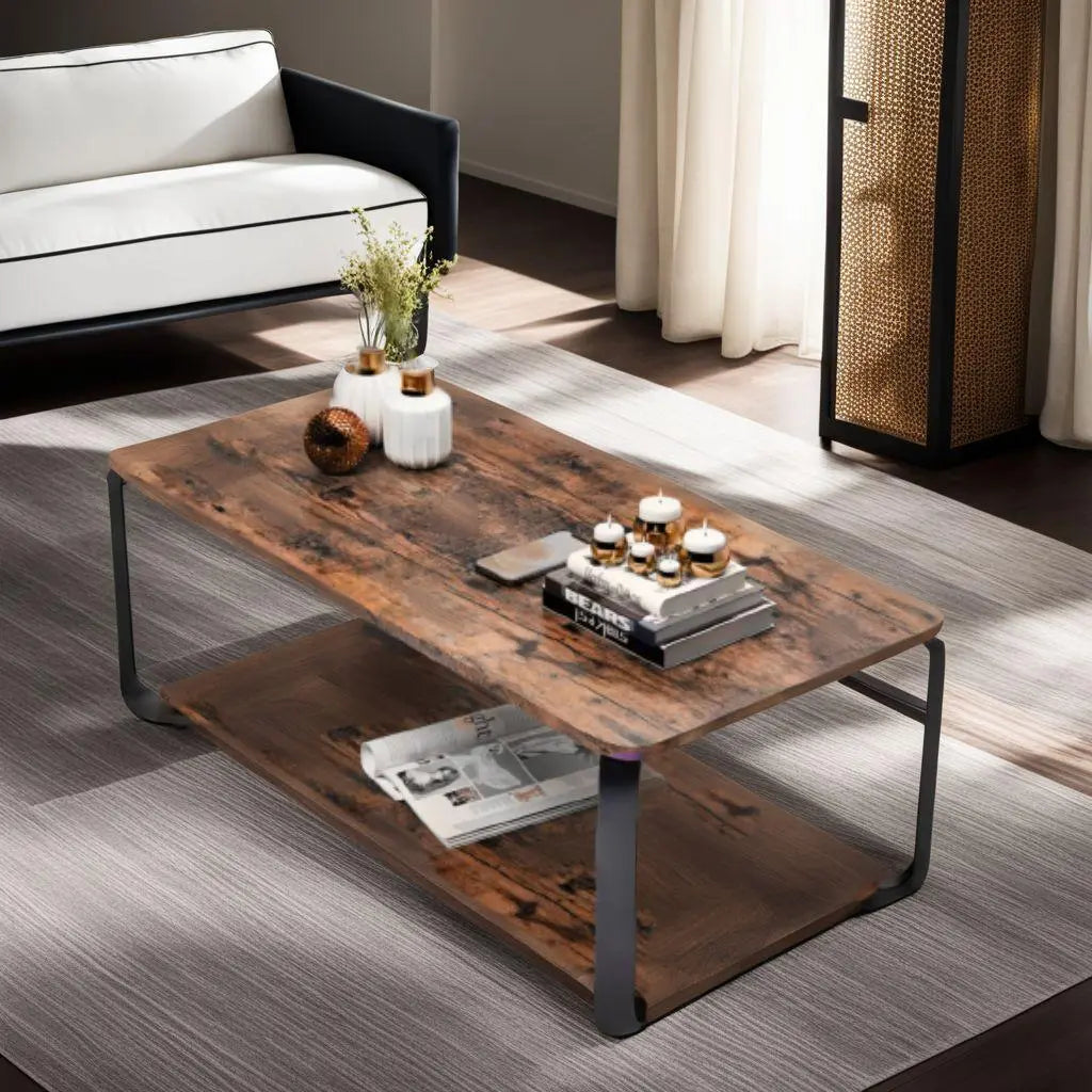 Natural interior Scandinavian low table