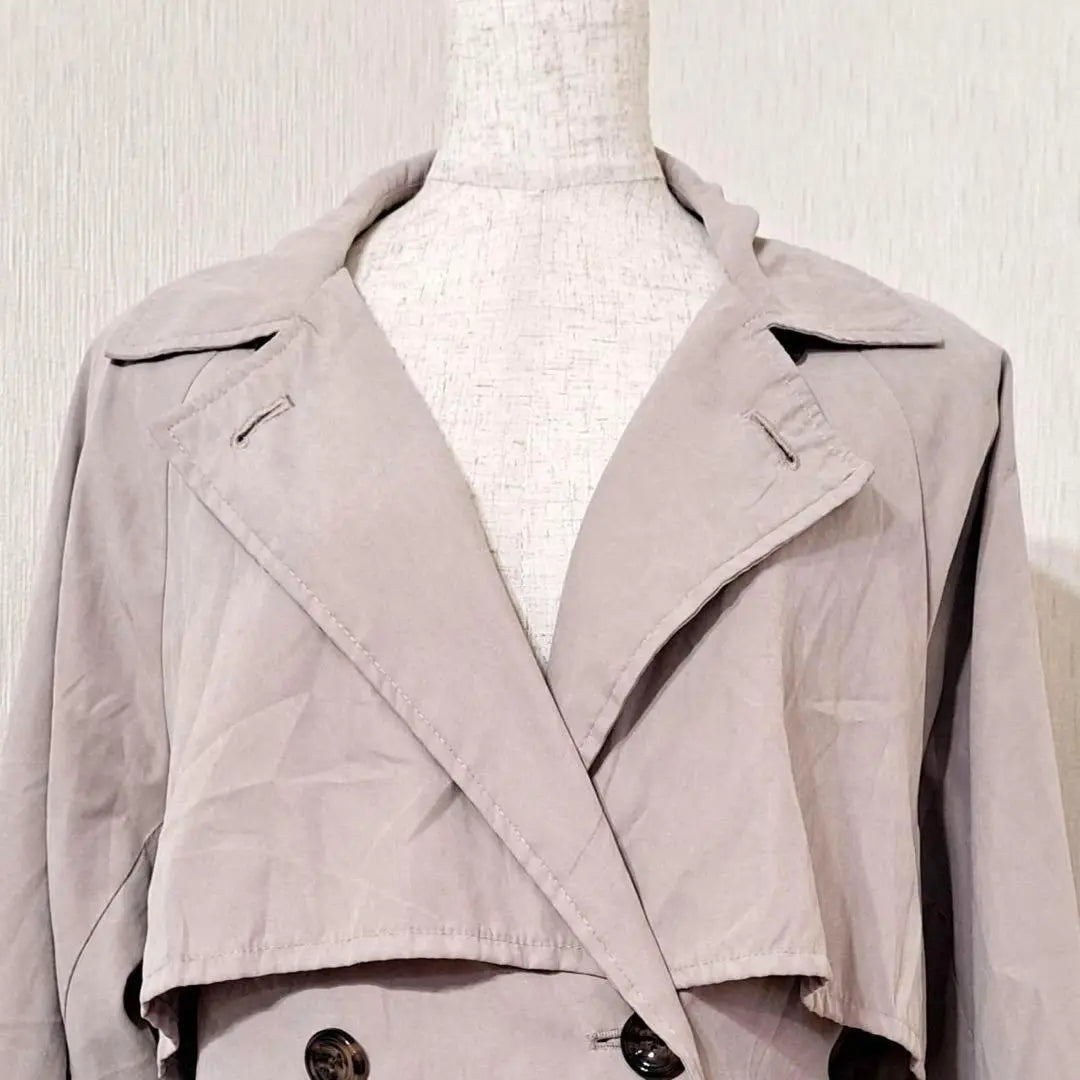 Vicky [M] Trench coat long length Greju beautiful spring coat