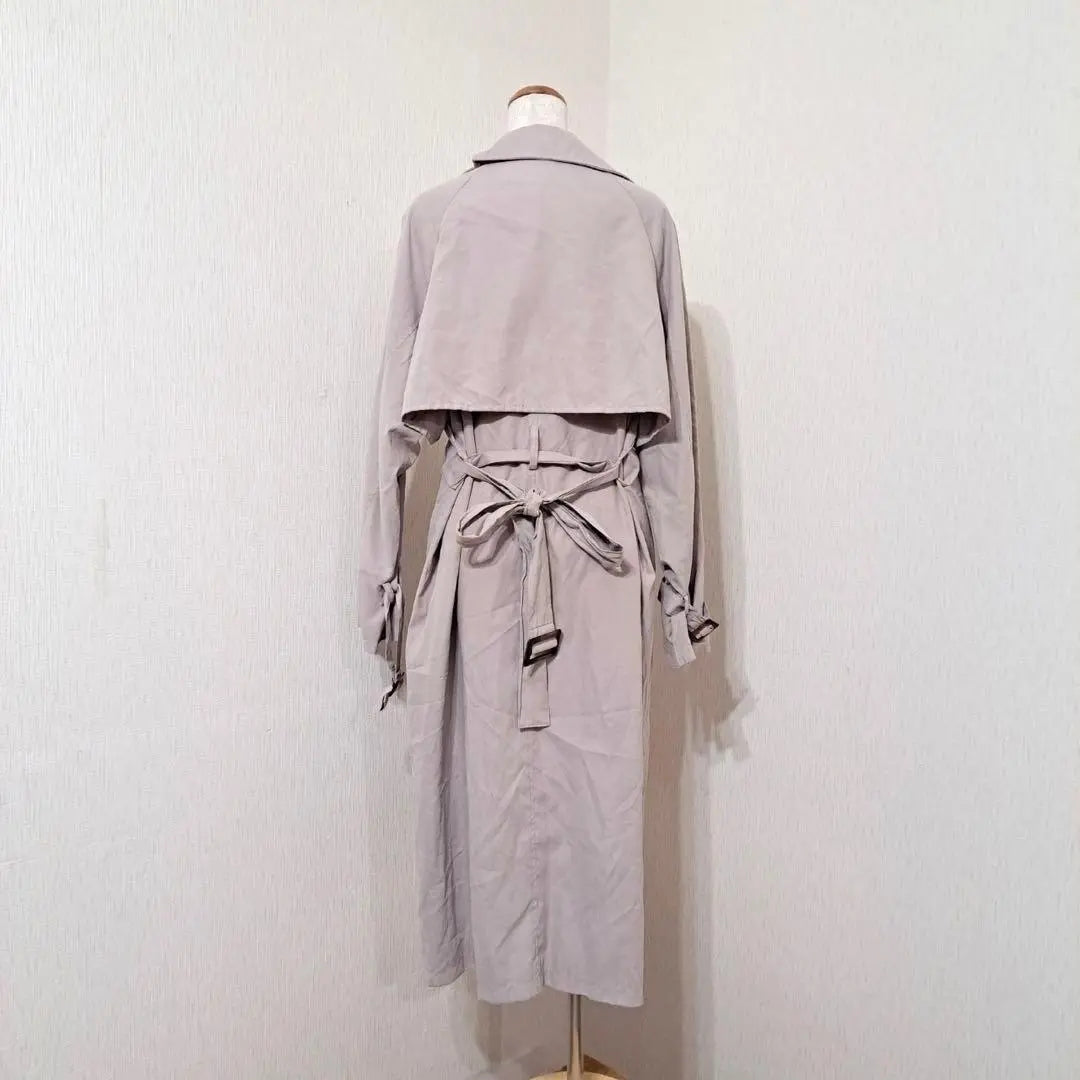 Vicky [M] Trench coat long length Greju beautiful spring coat