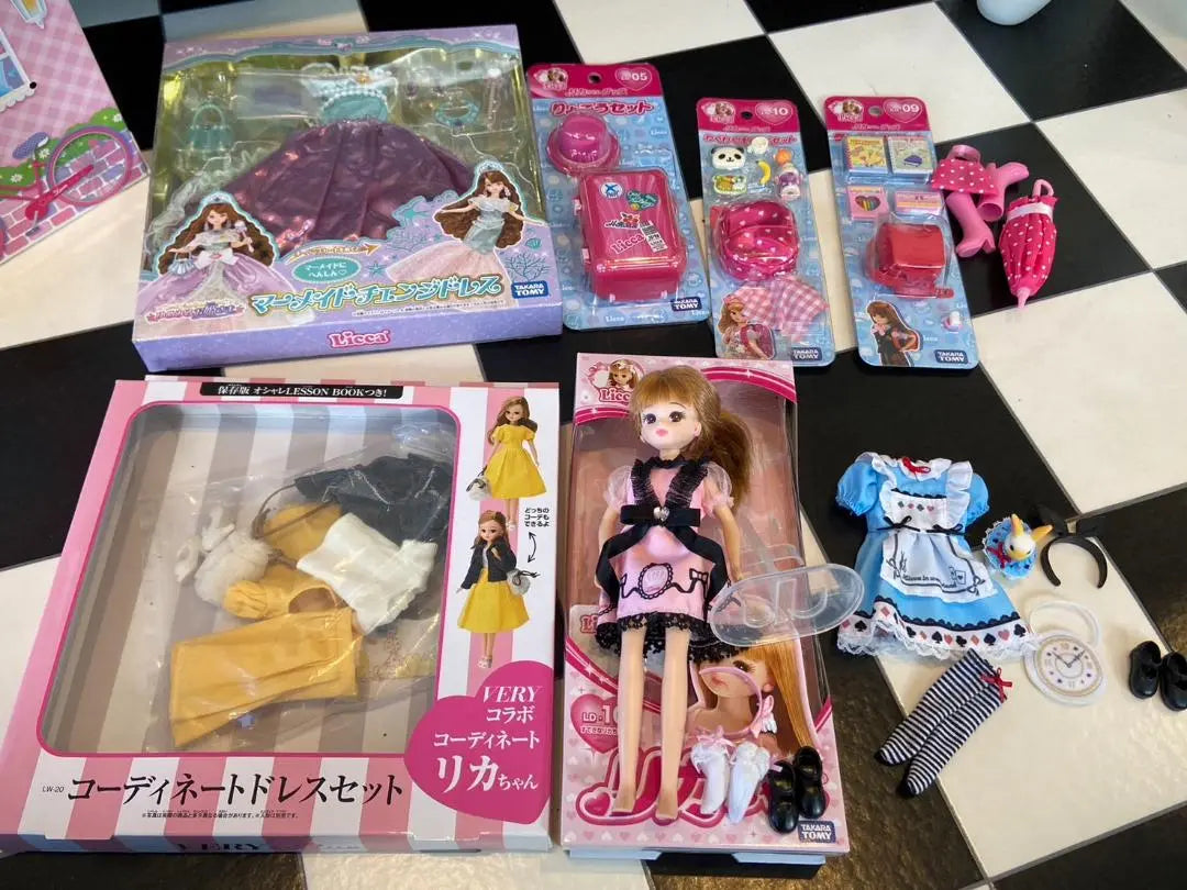 ■ Lika-chan conjunto de artículos de vestir para la casa, etc. conjunto ■ | ■リカちゃんセット ハウス ドレス グッズ等セット■