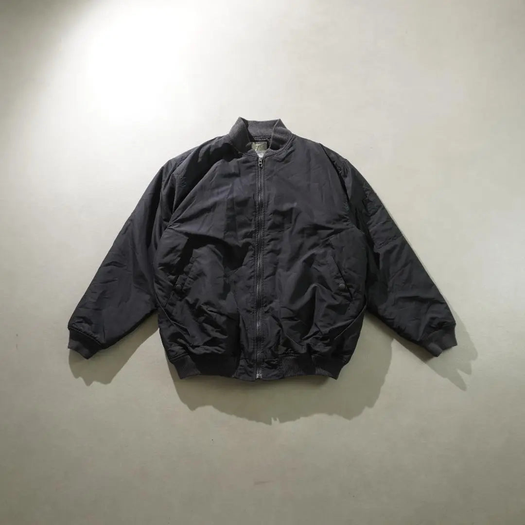 POINT Nylon Bomber Jacket MA-1 Black/RW6