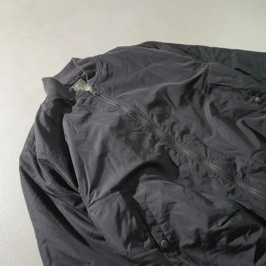 POINT Nylon Bomber Jacket MA-1 Black/RW6