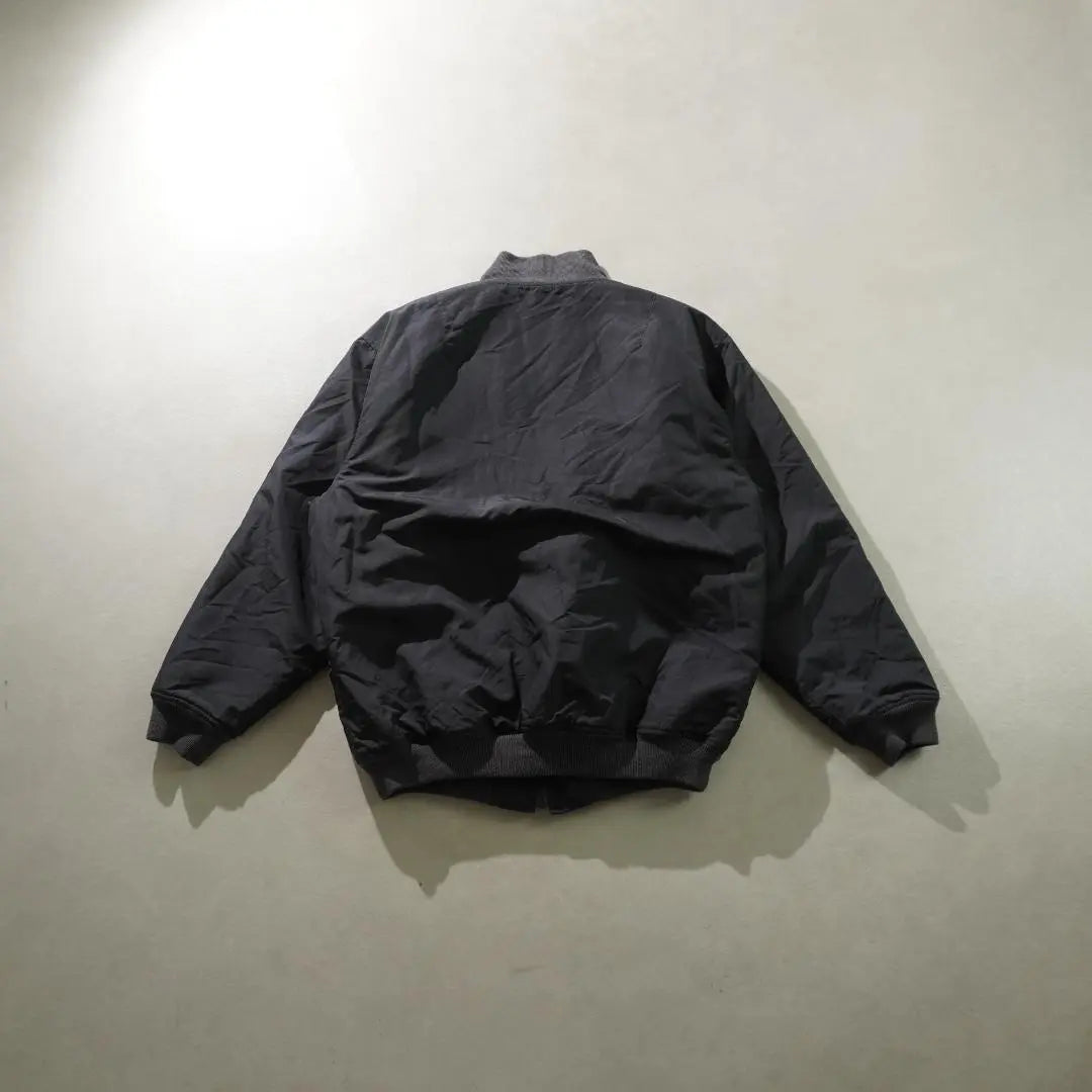 POINT Nylon Bomber Jacket MA-1 Black/RW6