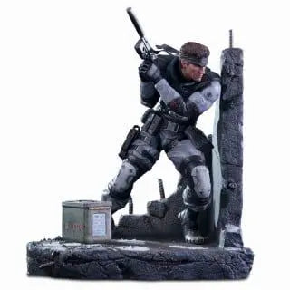 Estatua sólida de Metal Gear Figura de serpiente sólida | メタルギアソリッド スタチュー ソリッドスネーク フィギュア