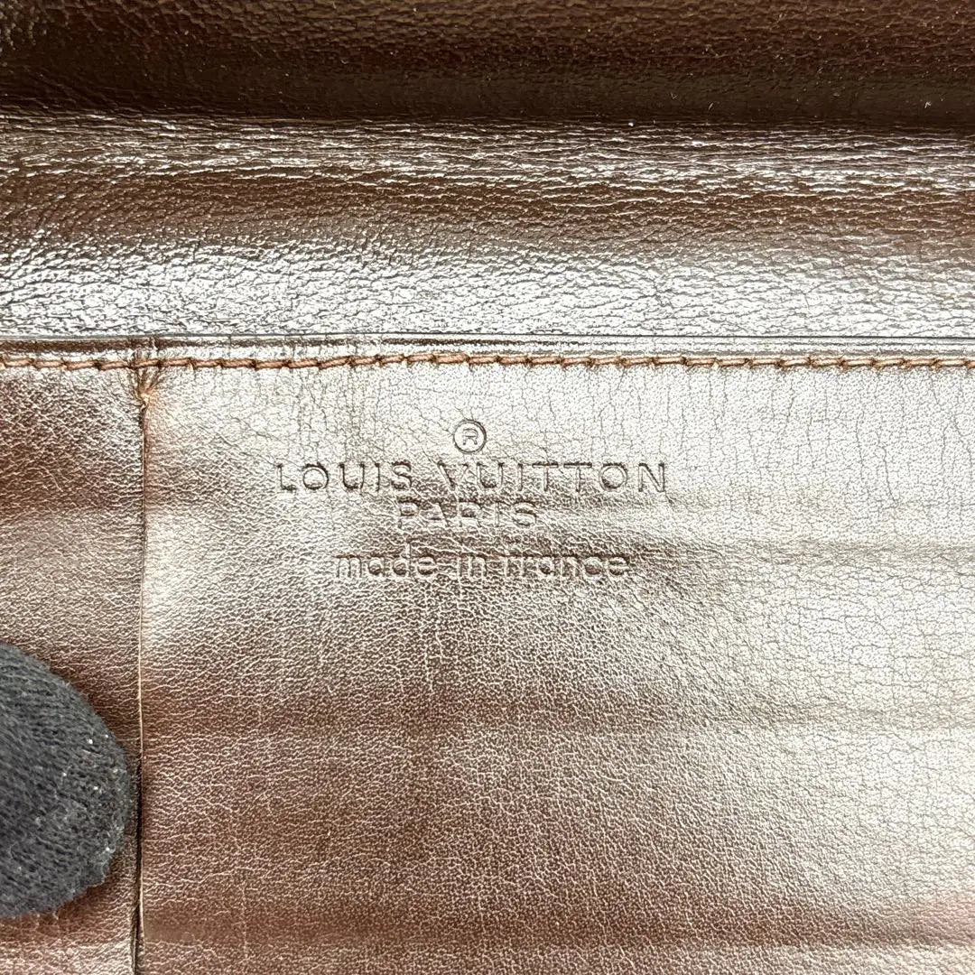 [Good condition] Rare Louis Vuitton Monogram Porte Chechier Double Long Wallet Discontinued Item