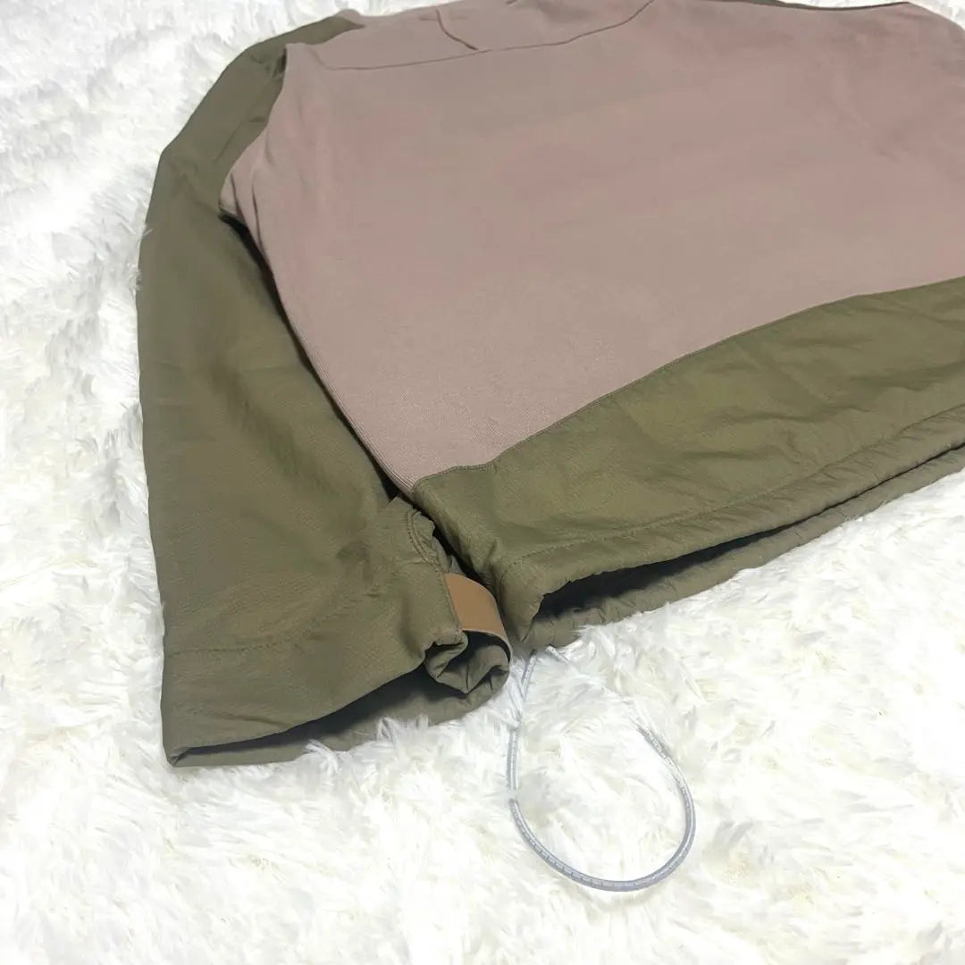 CMF Comfe Outdoor Garment Sudadera Conmutable De Nylon Suéter Talla L | CMF コムフィーアウトドアガーメントナイロン切替スウェットトレーナー Lサイズ