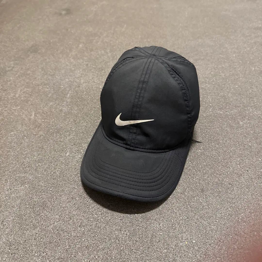 00s NIKE one point golf black cap men's