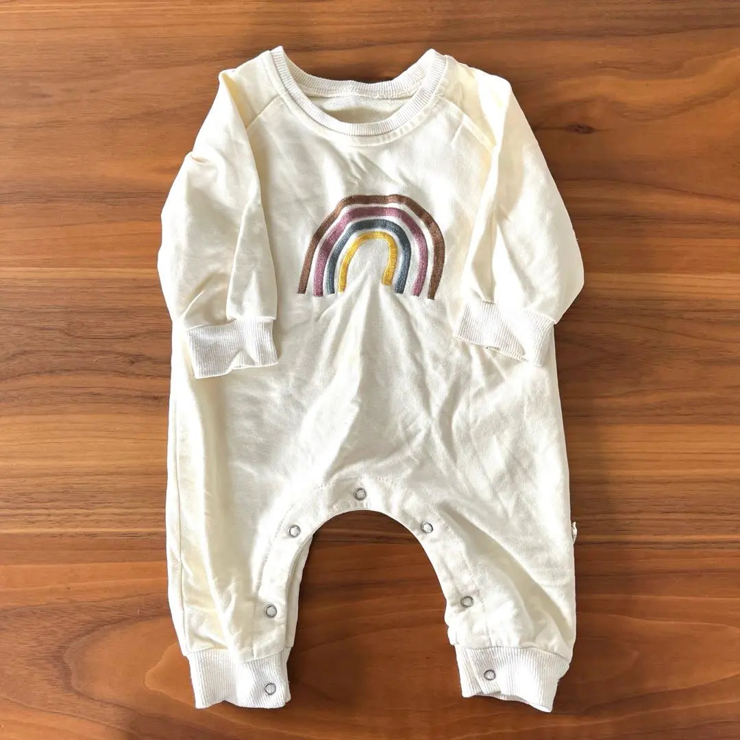 Korean Children's Clothing Newborn Baby Romper Coverall Rainbow