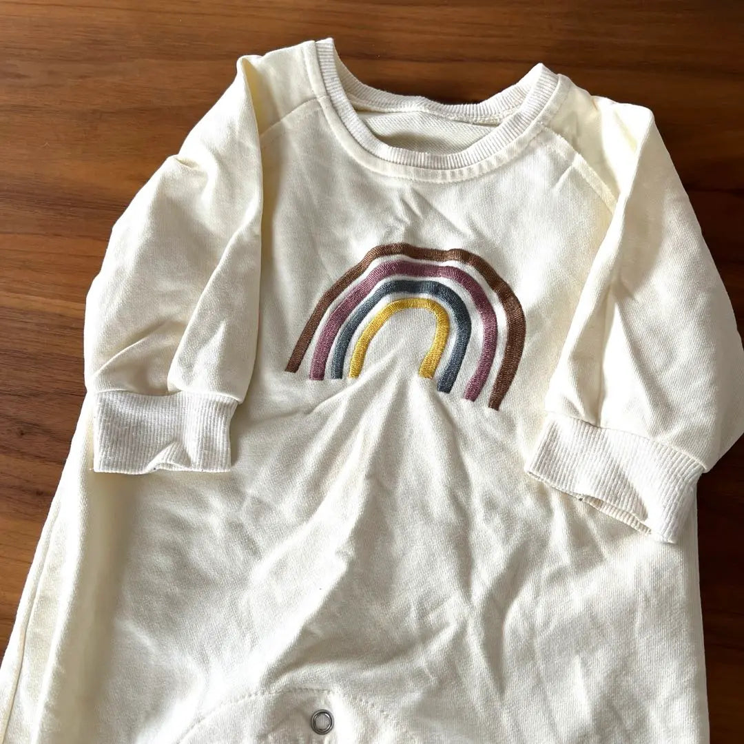 Korean Children's Clothing Newborn Baby Romper Coverall Rainbow