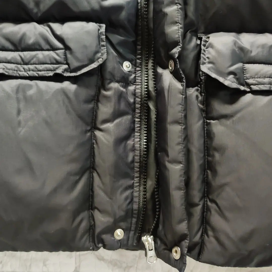 CONVERSE Men's Outerwear Black Down Jacket Size L