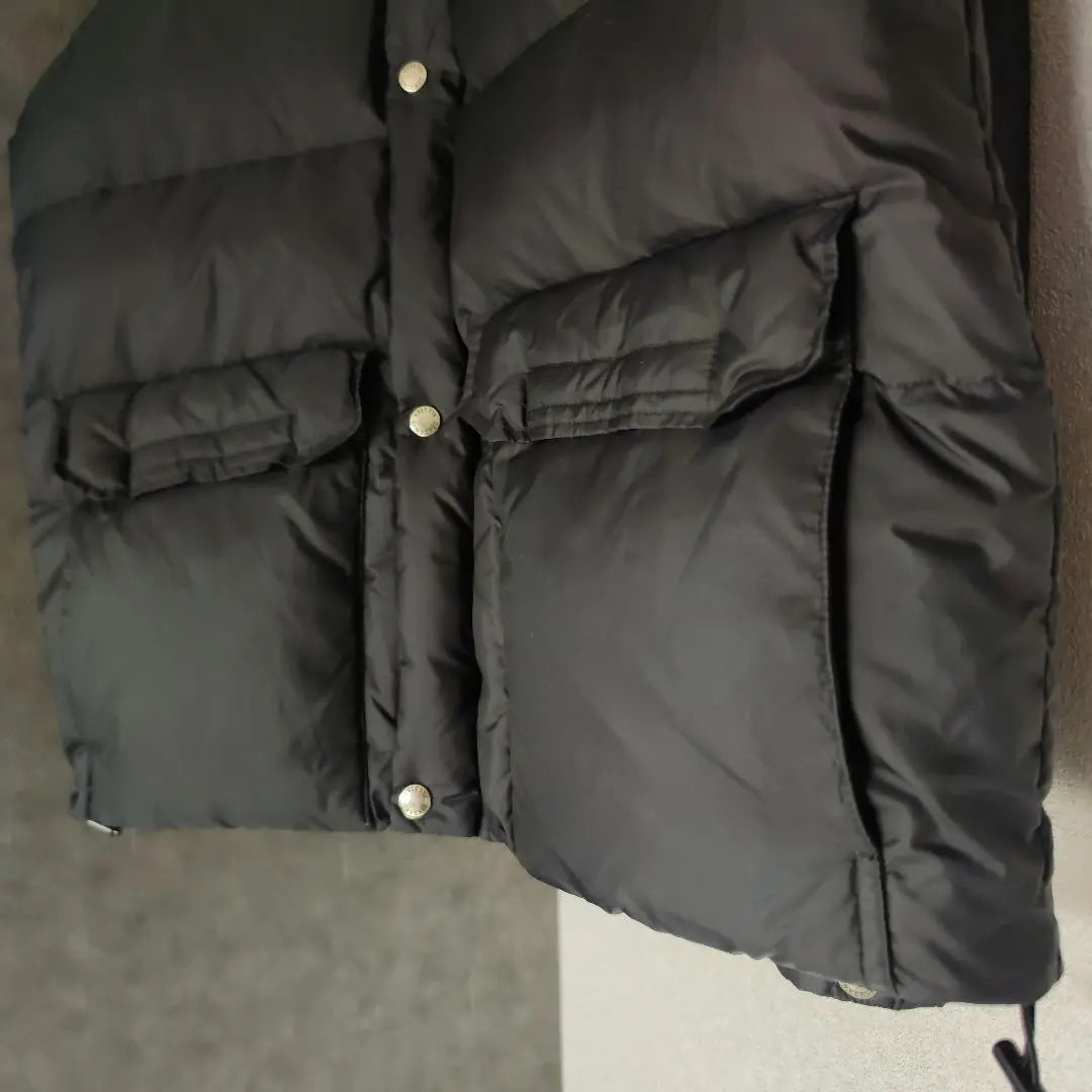 CONVERSE Men's Outerwear Black Down Jacket Size L