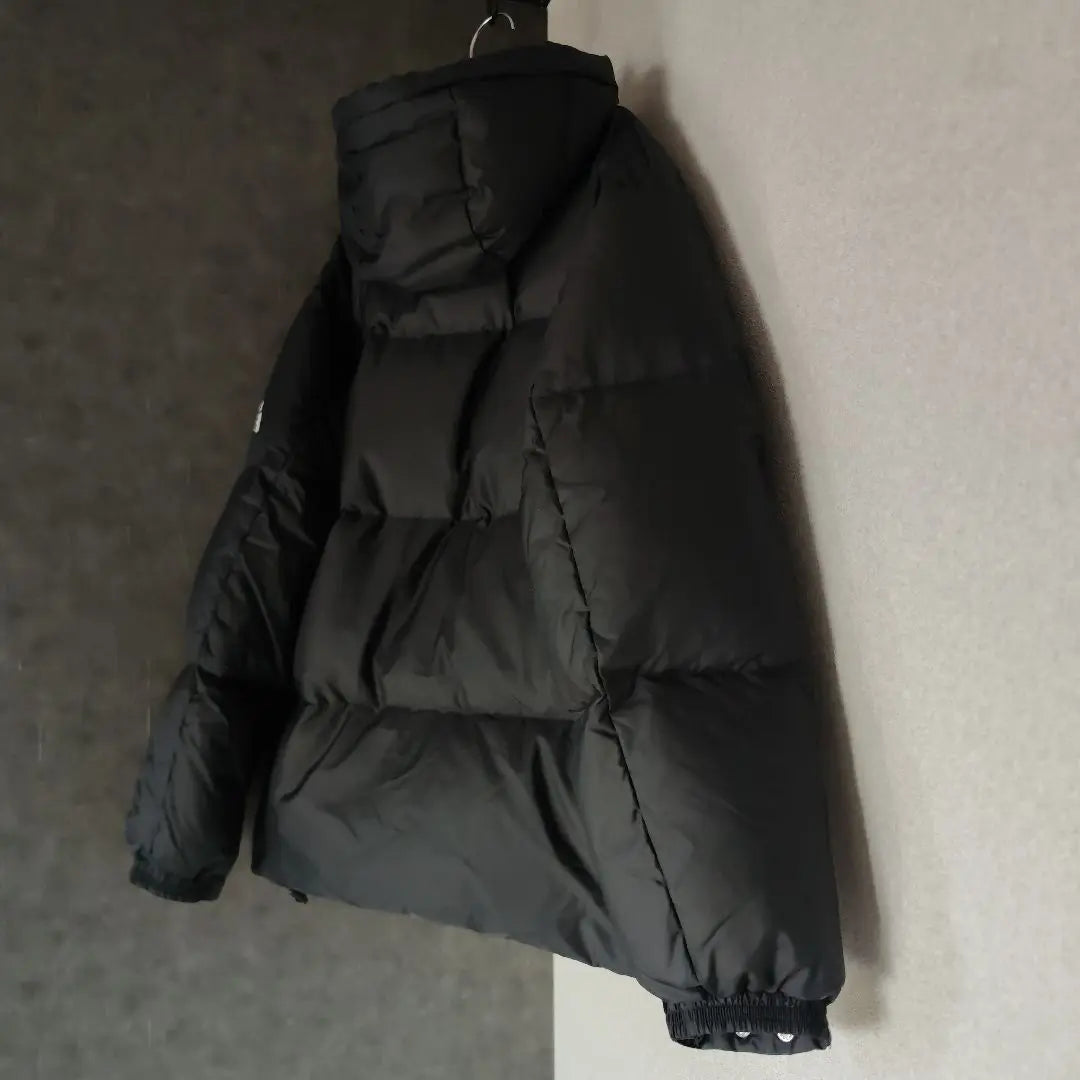 CONVERSE Men's Outerwear Black Down Jacket Size L