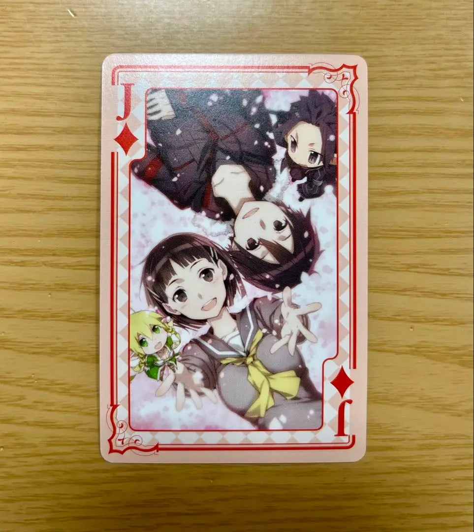 Sword Art Online Kirito Naoha Playing Card Bromide Card