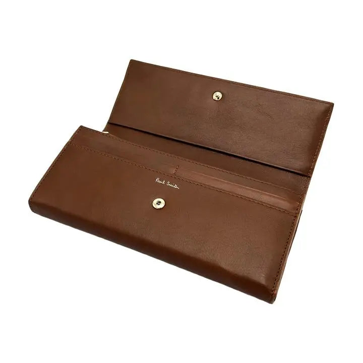 ★ New Paul Smith Long Wallet Camel Stripe ★ 509paulsmith