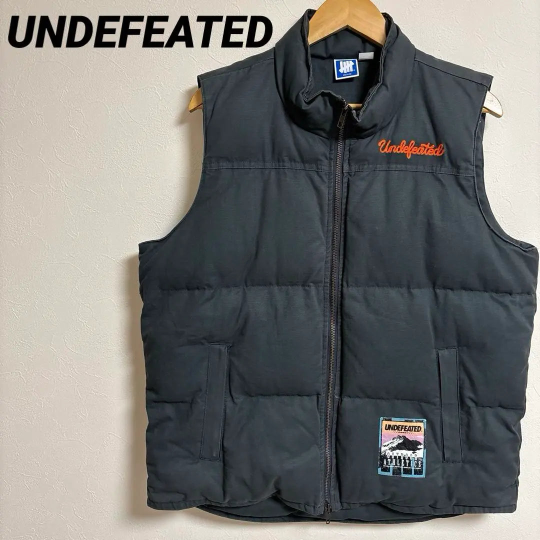 [Agotado popular] Chaleco de plumas UNDEFEATED, talla M