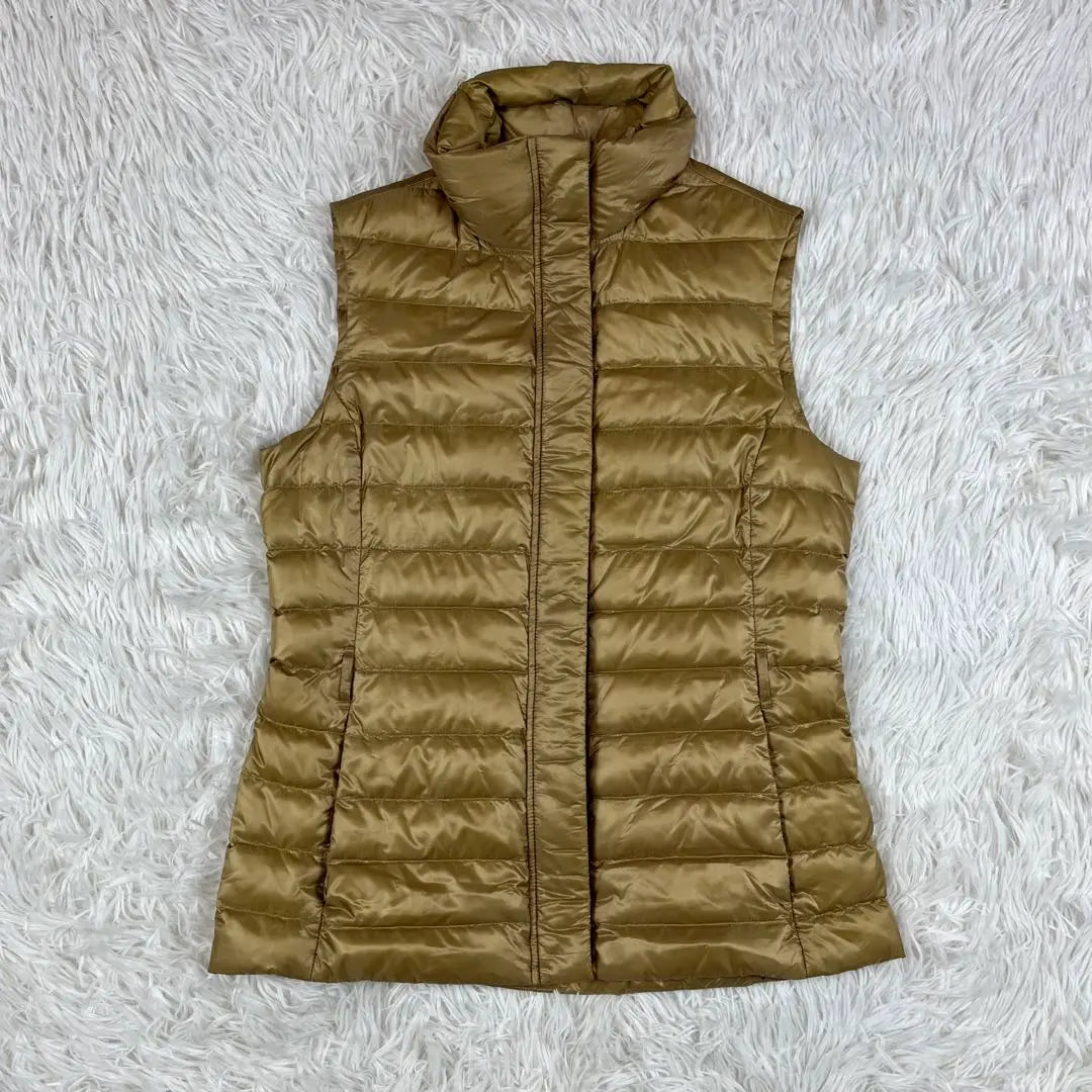 [Bueno] Ralph Lauren Black Label Down Mejor Oro Beige | 【良品】ラルフローレンブラックレーベル ダウンベスト ゴールド ベージュ系