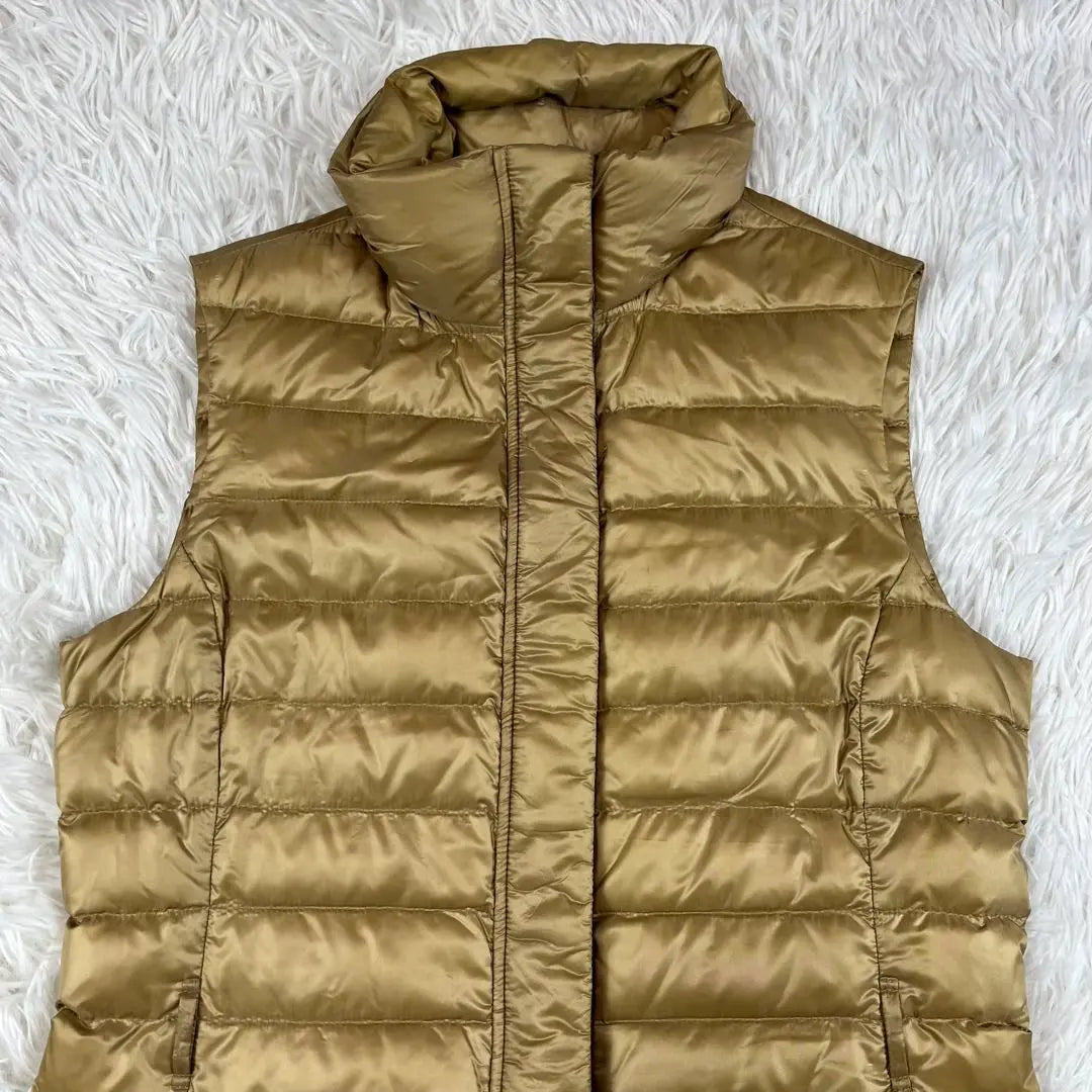 [Bueno] Ralph Lauren Black Label Down Mejor Oro Beige | 【良品】ラルフローレンブラックレーベル ダウンベスト ゴールド ベージュ系