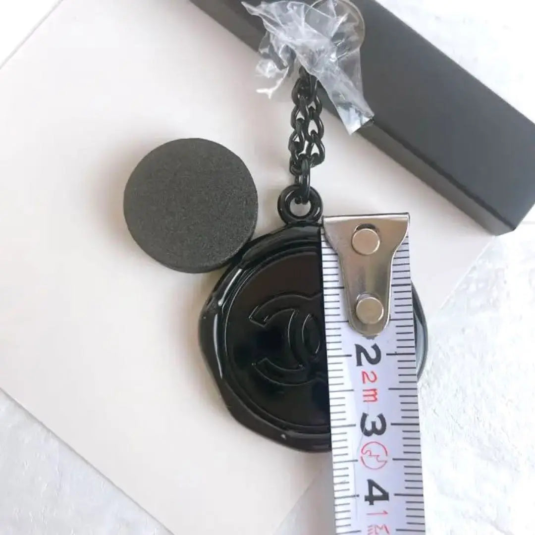 [New and unused Chanel] Novelty Keychain Black