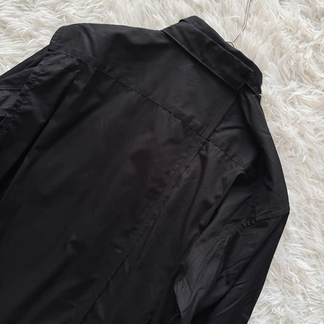 19AW [Comme des Garcons Homme Plus] Camisa asimétrica A capas negro