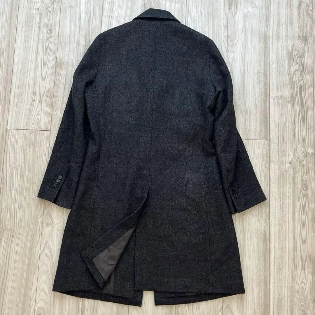 [Good condition] Universal Language Chester Coat Gray S Herringbone Fall/Winter