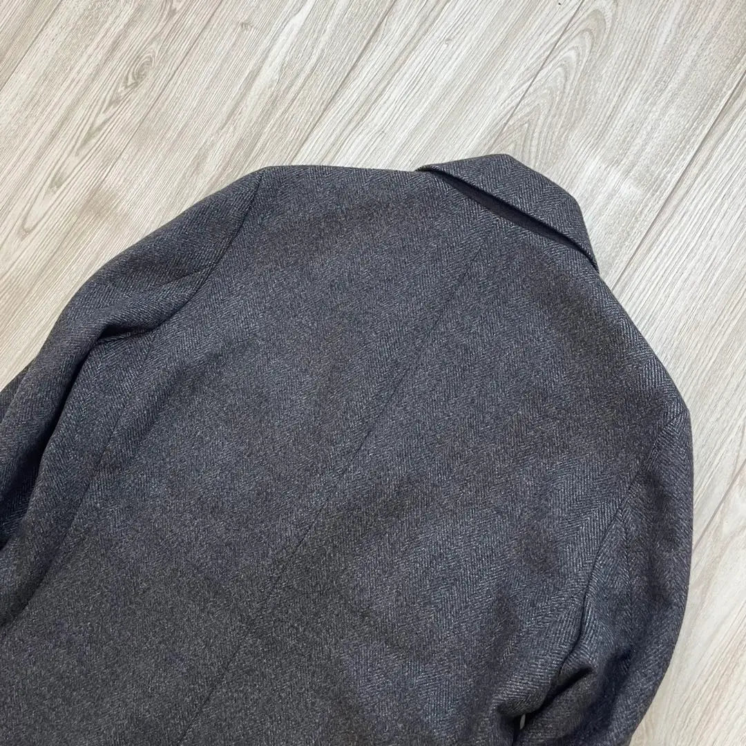 [Good condition] Universal Language Chester Coat Gray S Herringbone Fall/Winter