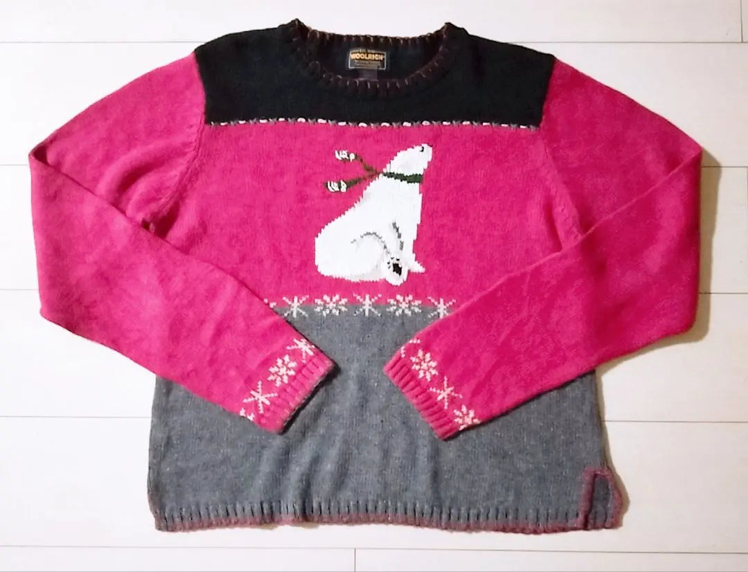 D221872 WOOLRICH Motif Pattern Knit | D221872 WOOLRICH モチーフ柄 ニット