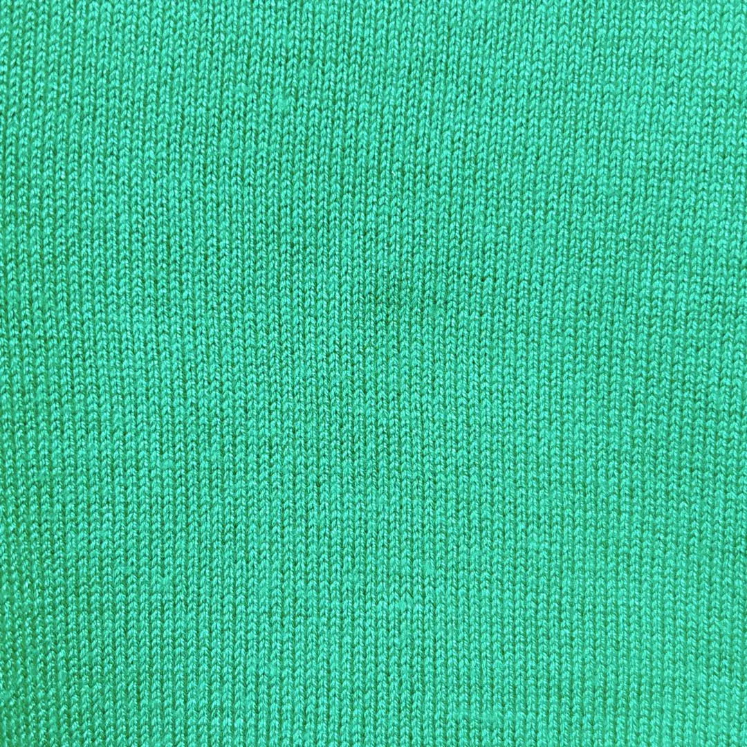 Knitmix Short Sleeve S Summer Knit Fall / Winter Bicolor Ringer Knit Green