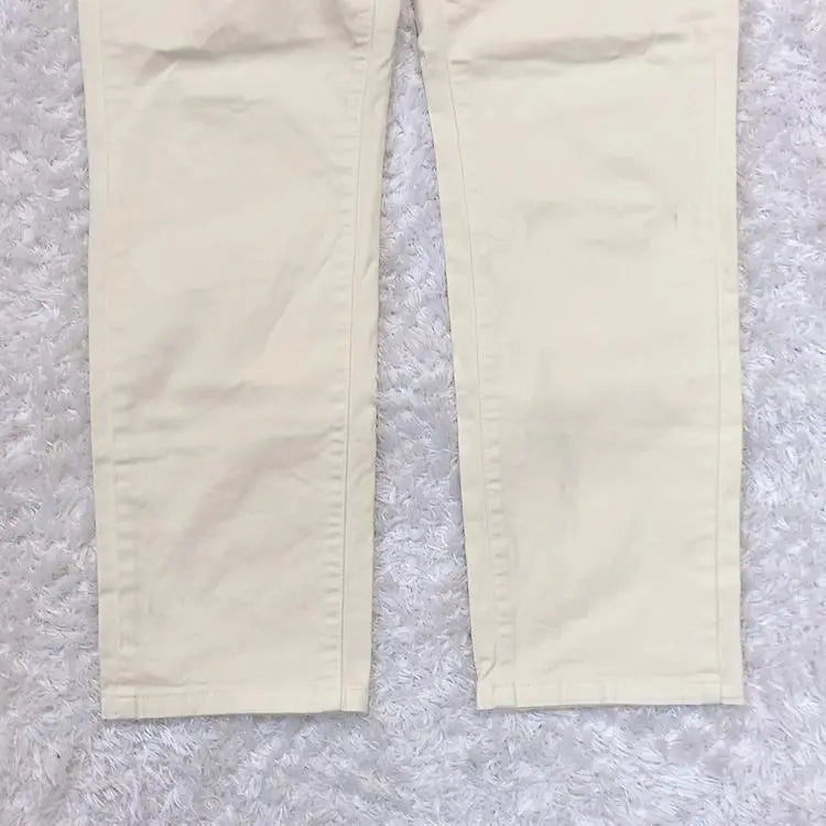 《INDIVI》 M Casual Cropped Length Pants Yellow