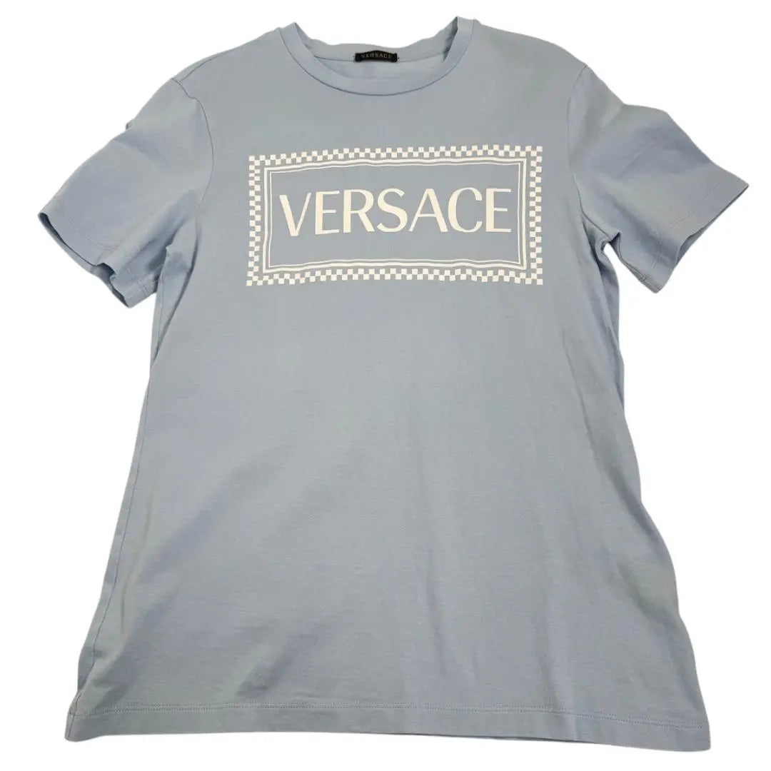 Camiseta de cuello redondo y manga corta para mujer de VERSACE con logotipo