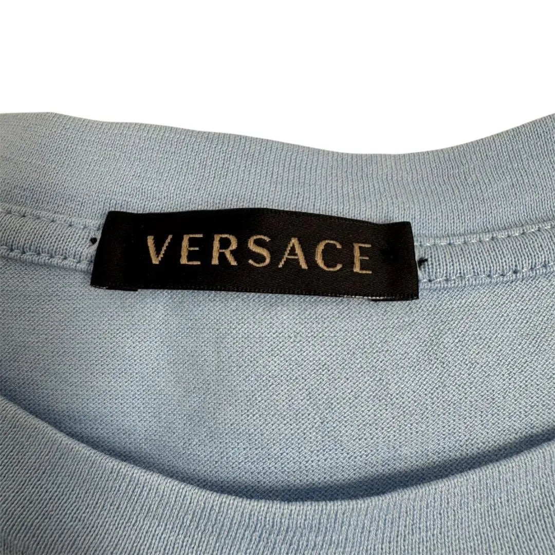 Camiseta de cuello redondo y manga corta para mujer de VERSACE con logotipo