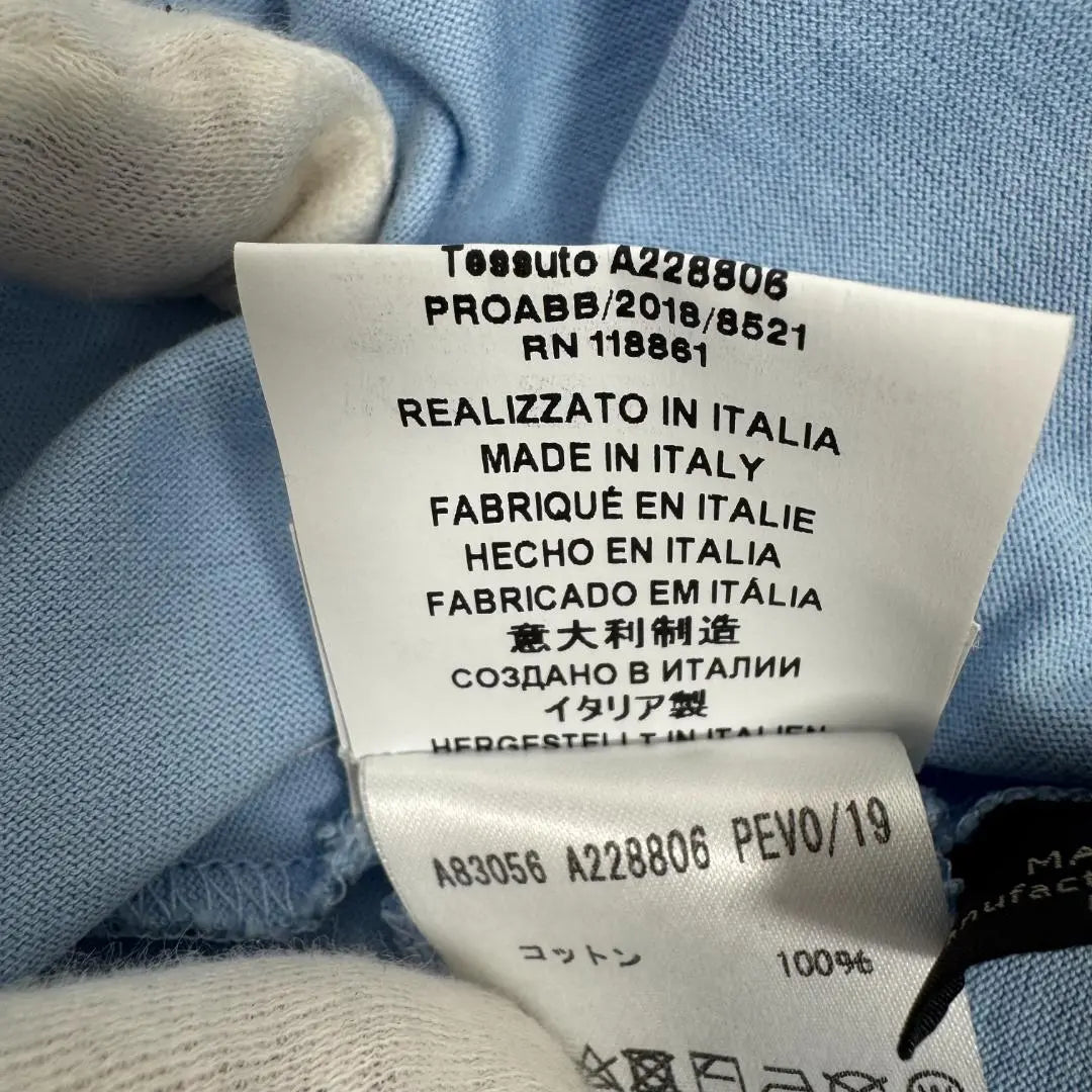 Camiseta de cuello redondo y manga corta para mujer de VERSACE con logotipo