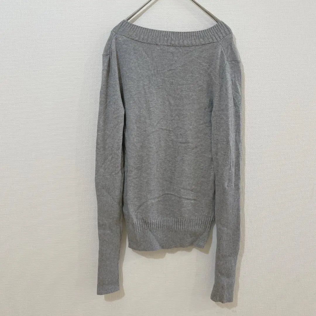 y0805 [Eddie Bauer] Knit sweater Long sleeve Cotton Simple