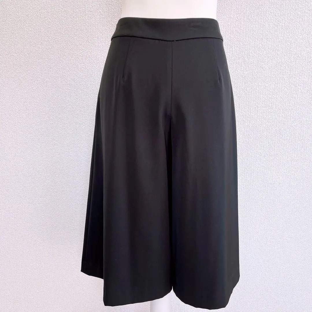 ☆Hermosos☆Pantalones gaucho Narakamice acampanados hasta la rodilla negros M