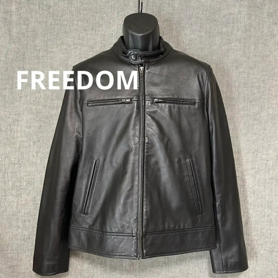 FREEDOM LEATHER Chaqueta de cuero Freedom Leather Individual M | FREEDOM Cuero フリーダムレザー レザージャケット シングル M