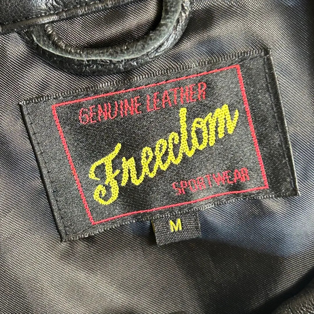 FREEDOM LEATHER Chaqueta de cuero Freedom Leather Individual M | FREEDOM Cuero フリーダムレザー レザージャケット シングル M