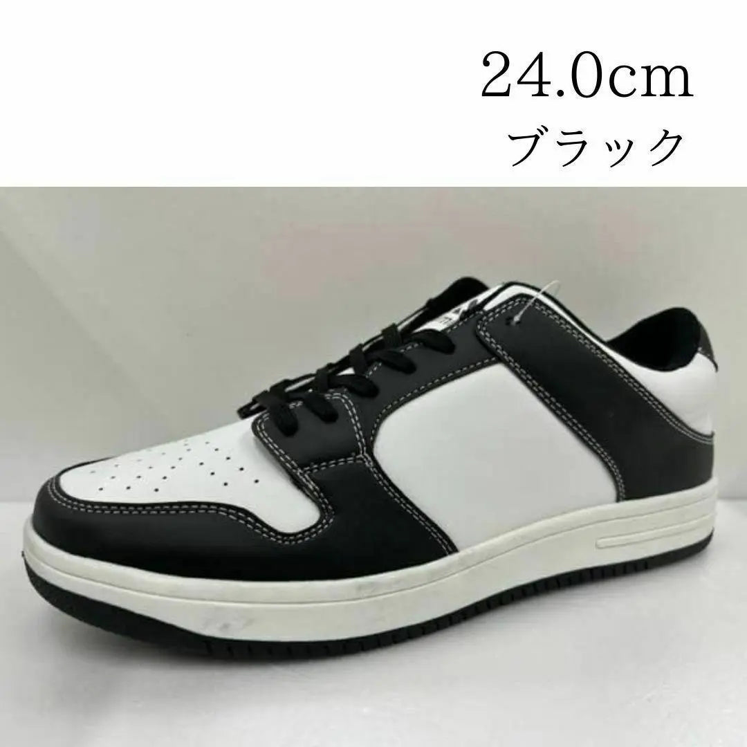 [Anlimits] Zapatillas de mujer, negro, blanco, 24,0 cm