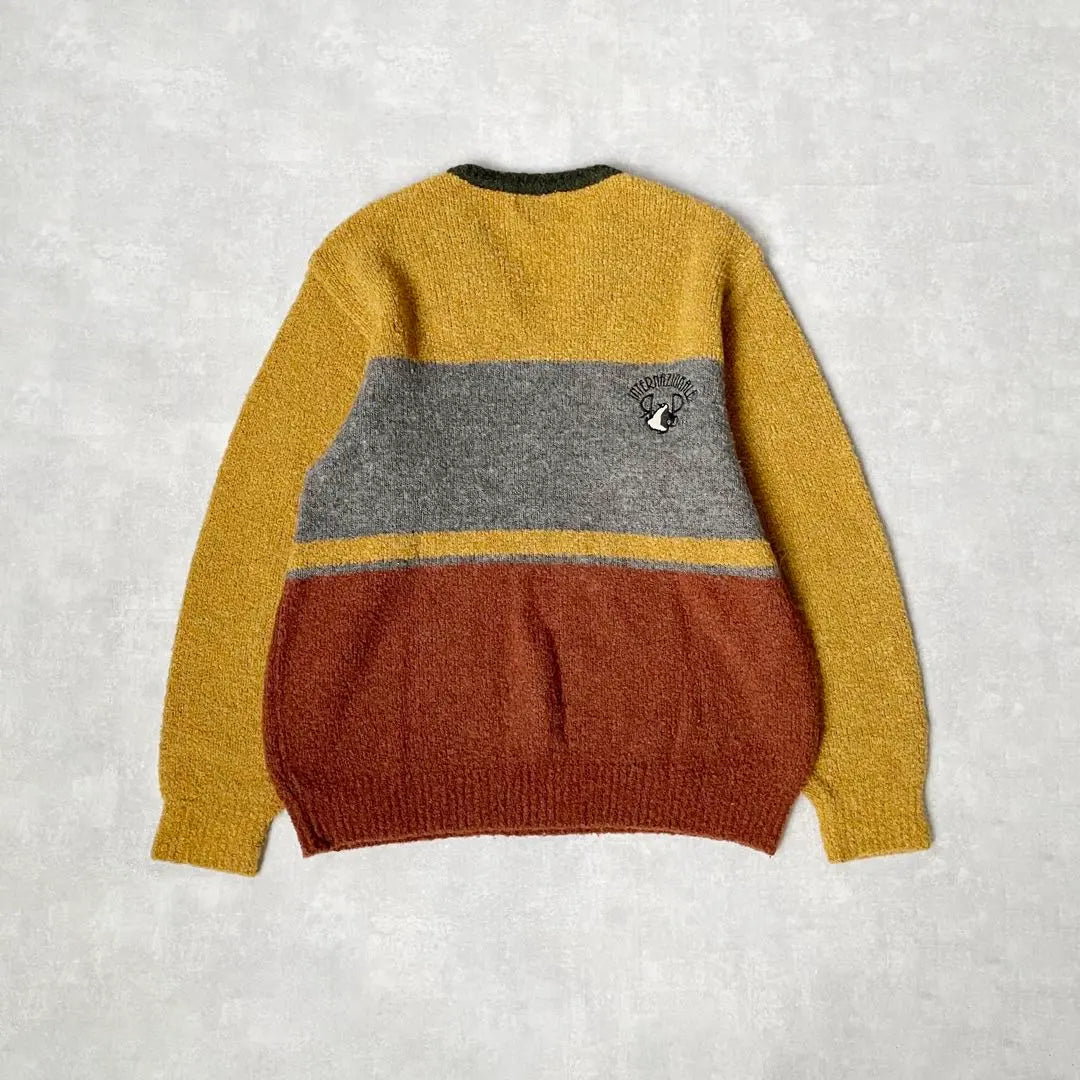 [ROUX DI PERFE] "90s" V neck knit Book Renit