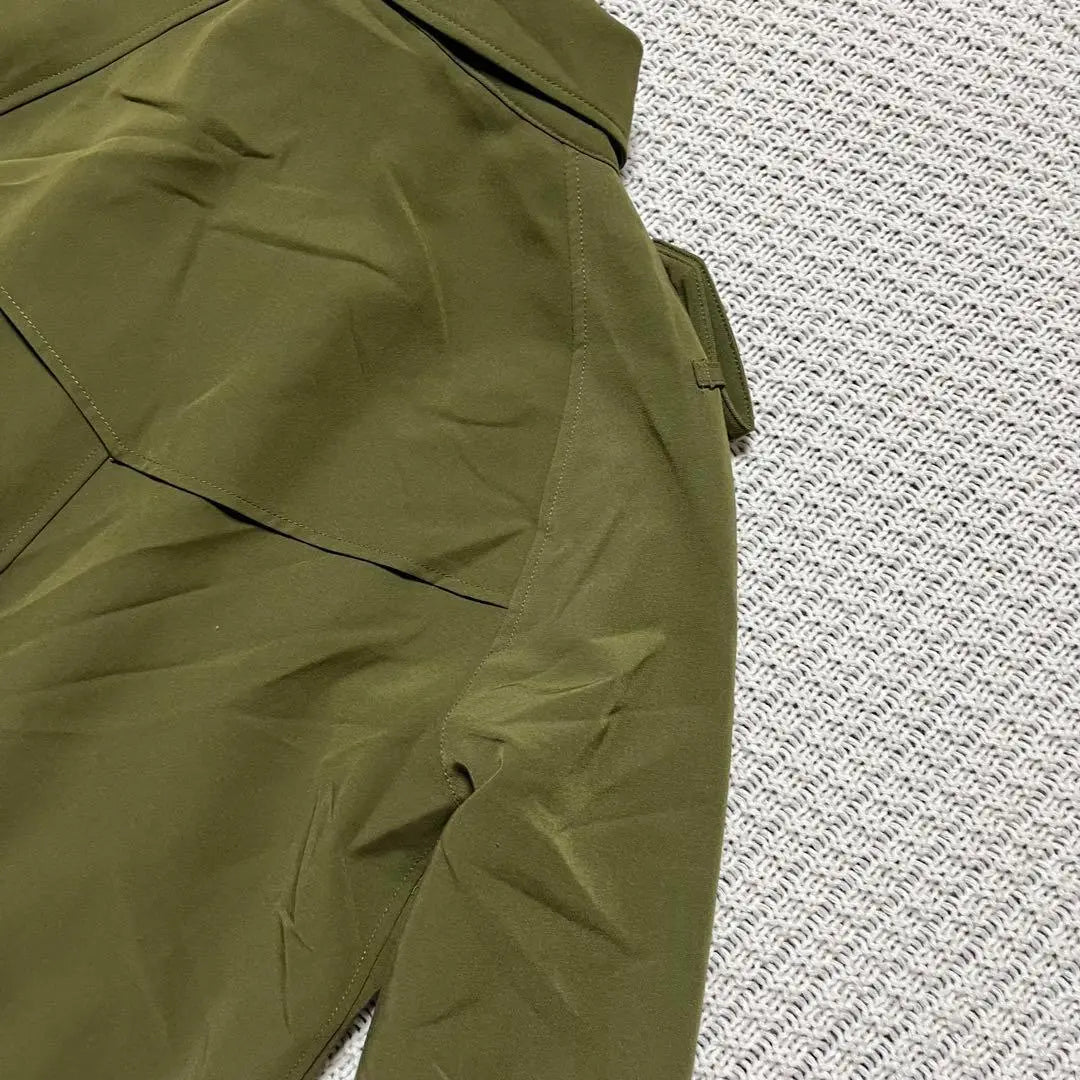 678 [BLISS POINT] Coat Trench Slim-looking Khaki M