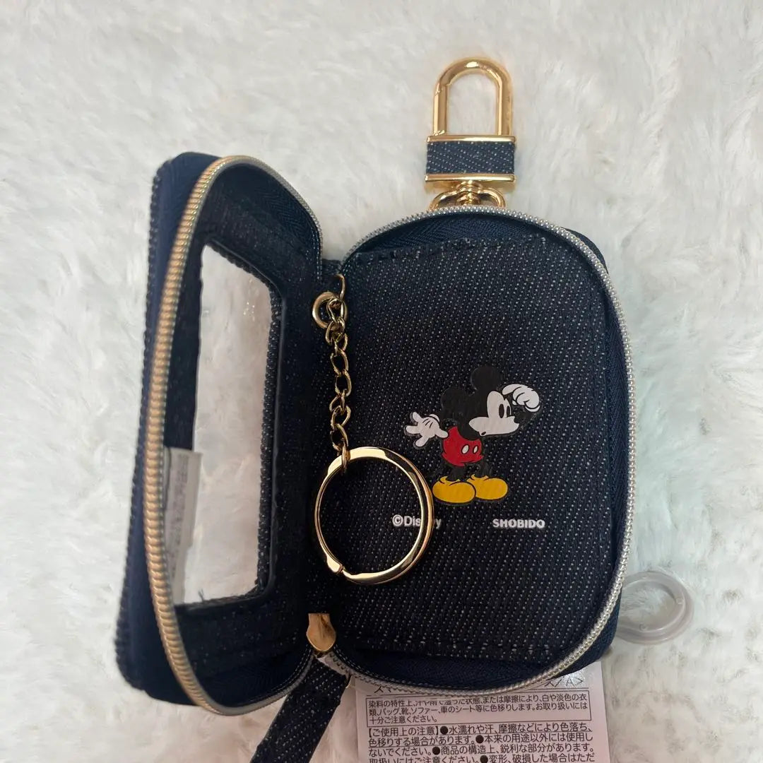 Disney Mickey Mouse Key Case Denim | Disney ミッキーマウス キーケース デニム