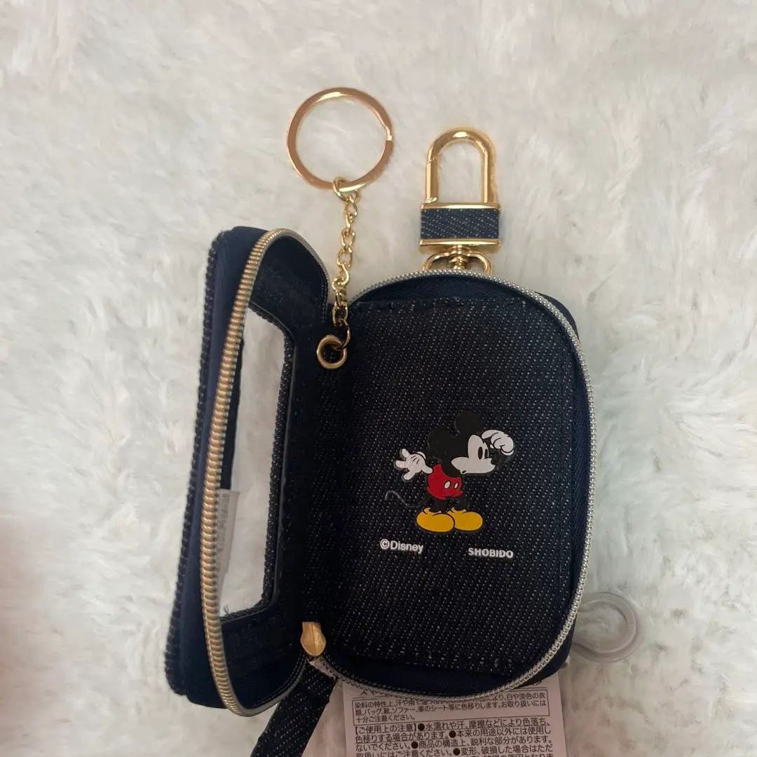 Disney Mickey Mouse Key Case Denim | Disney ミッキーマウス キーケース デニム