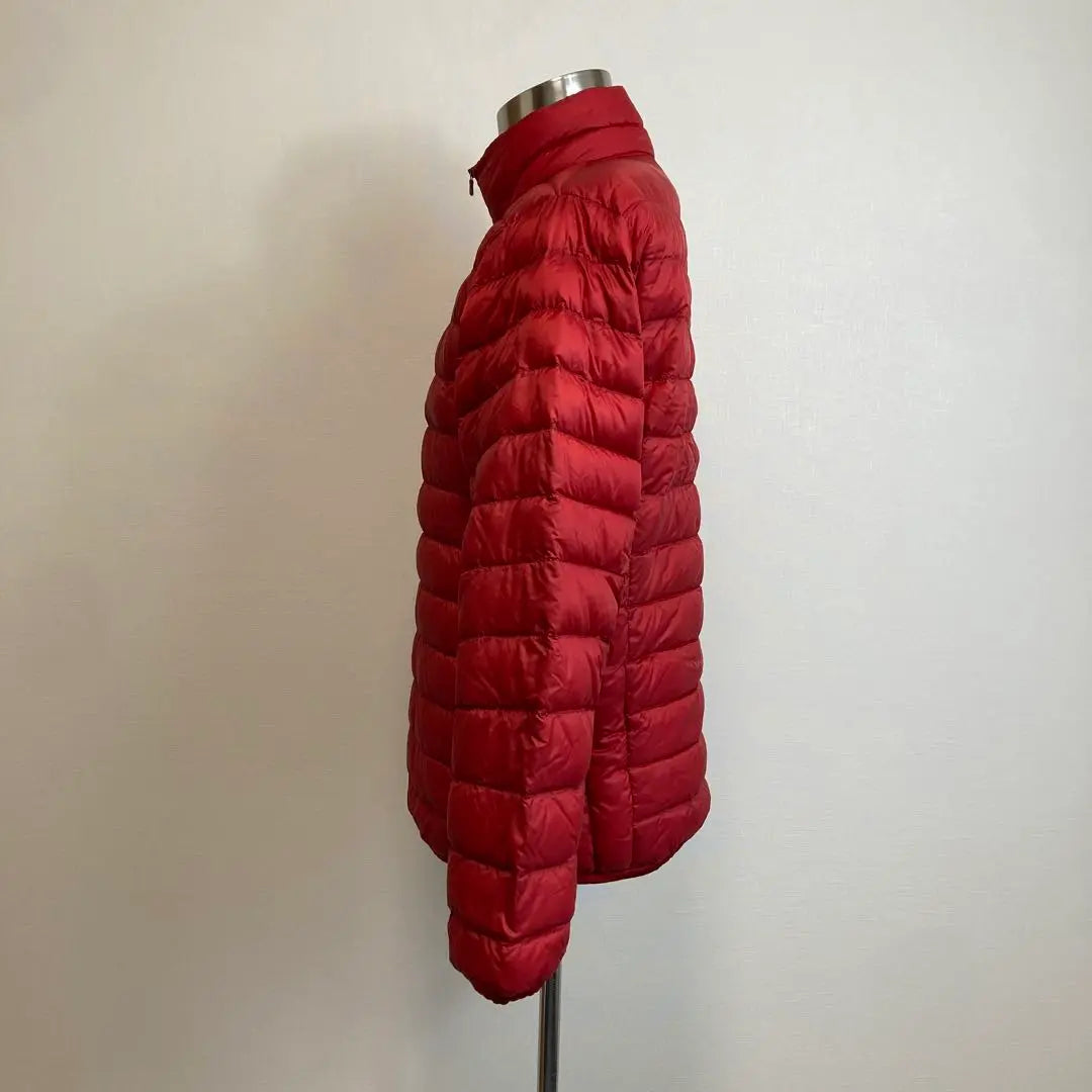 Chaqueta de plumas ultraligera UNIQLO con cremallera completa en rojo L