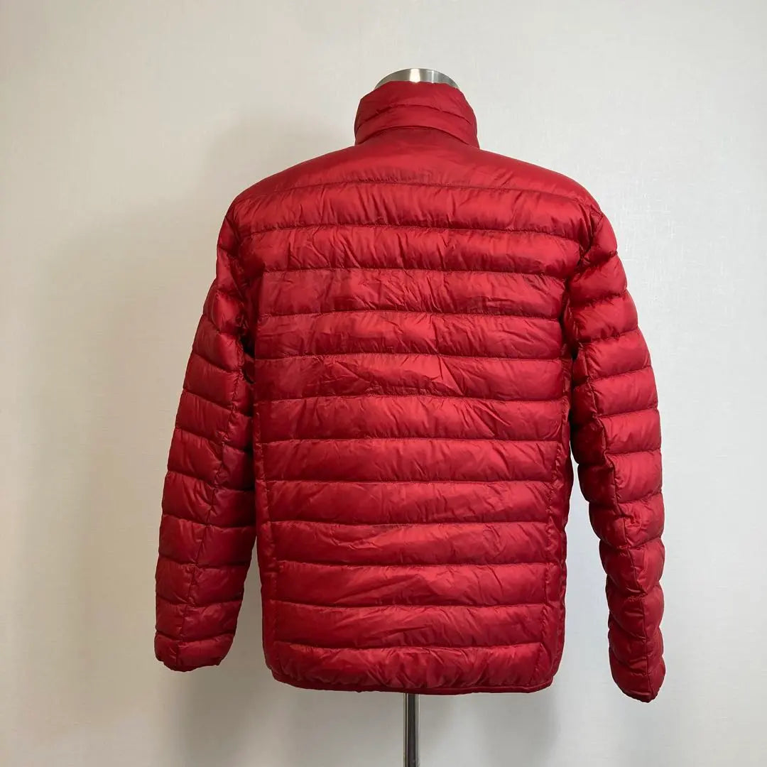 Chaqueta de plumas ultraligera UNIQLO con cremallera completa en rojo L