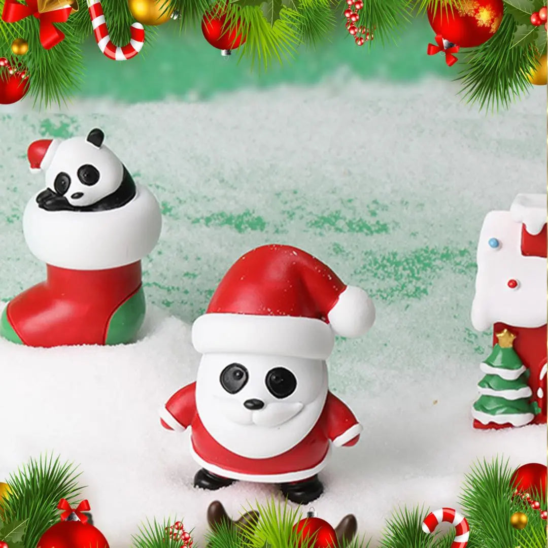 Brand new and unused ✨ Christmas ornament refrigerator magnet panda decoration cute snowman