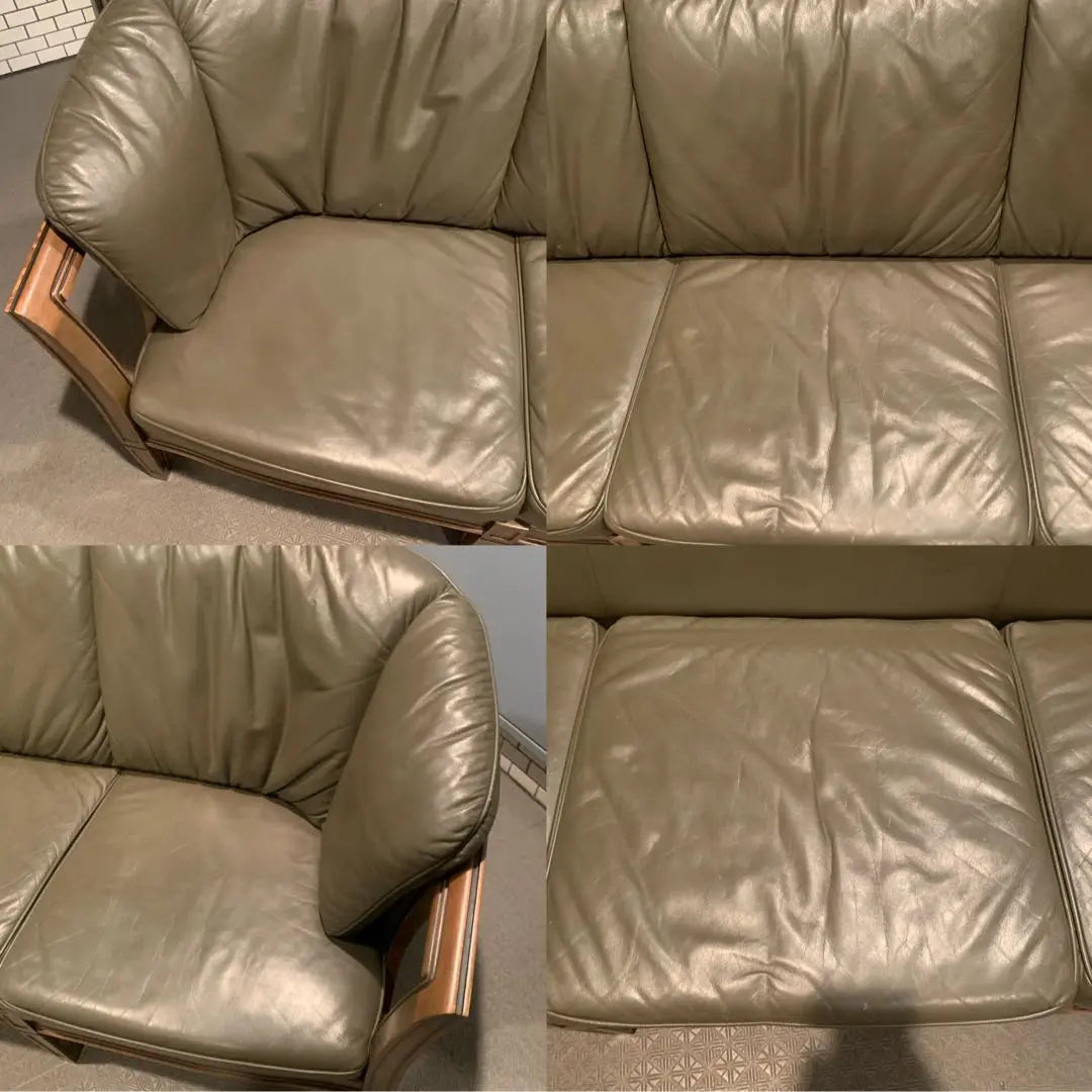 MARUNI ROYAL Mediterranean Charles 3P Sofa Genuine Leather Sales 1.02 million