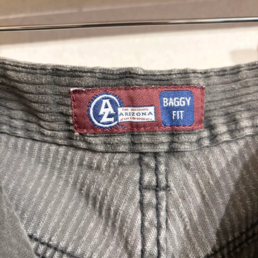 ARIZONA Buggy Fit Pants Grey Made in Mexico