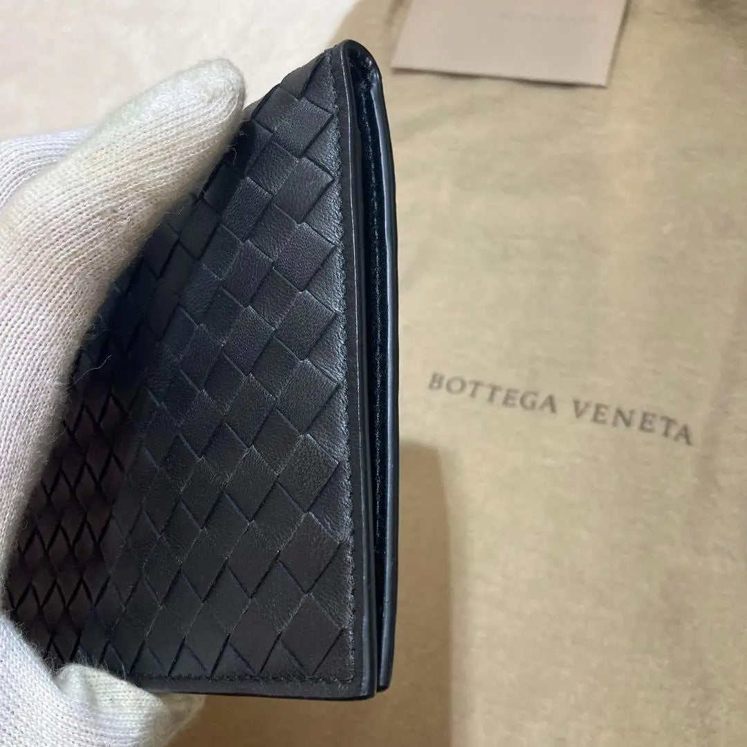 ! New! Bottega Veneta Long Wallet Black | ！新品！　ボッテガヴェネタ　長財布　ブラック